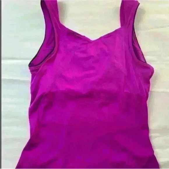 Nike Dri-Fit tank with built-in bra size small purple/ pink EUC! - Picture 2 of 3